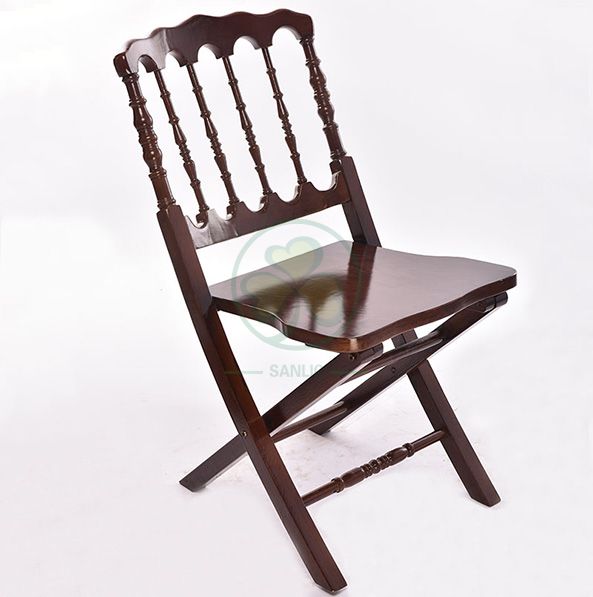 Wholesale Wooden Fold Up Napoleon Chair for Beach Weddings or Events SL-W1883WFNC