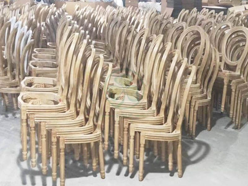 Most Popular French Style Wooden Louis Dining Chair with Fabric Seat and Back for Hotels Resturants and Indoor or Outdoor Weddings Events SL-W1895WLCF