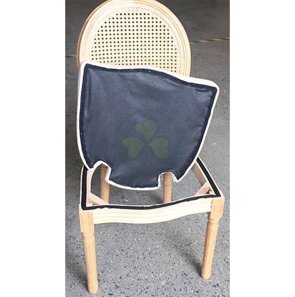 Most Popular French Style Wooden Louis Dining Chair with Fabric Seat and Back for Hotels Resturants and Indoor or Outdoor Weddings Events SL-W1895WLCF