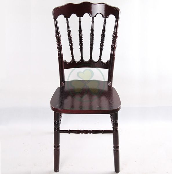 Wholesale Standard Wooden Napoleon Chair for Weddings Banquets and Various Different Events Occasions SL-W1901RWNC