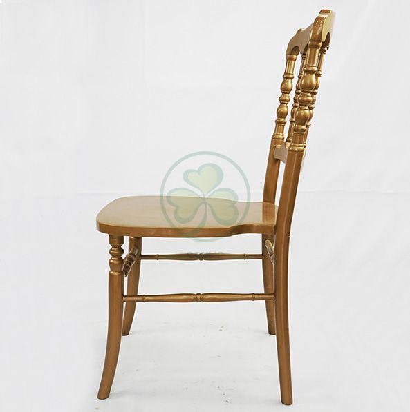 Classic Style Gold Banquet Wooden Napoleon Chair SL-W1905CGNC