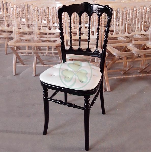 Classic Style Gold Banquet Wooden Napoleon Chair SL-W1905CGNC