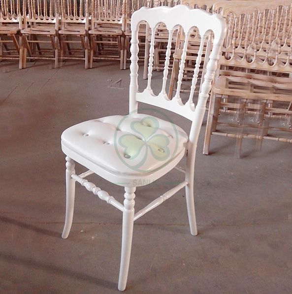 Most Popular Classic Wooden Napoleon Chair for Weddings and Banquets SL-W1904CWNC