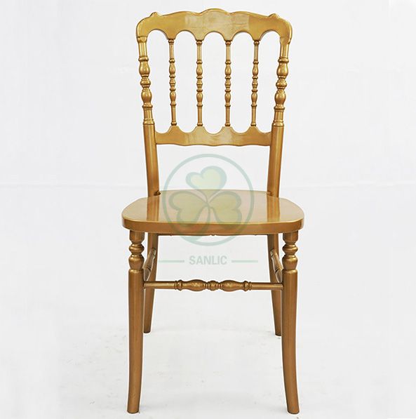 Classic Style Gold Banquet Wooden Napoleon Chair SL-W1905CGNC