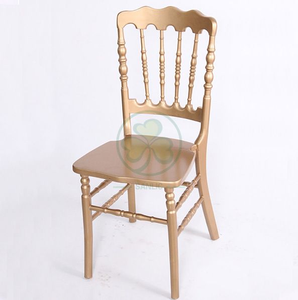 Deluxe Style Wooden Napoleon Dining Chair for Social Events and Outdoor or Indoor Parties and Banqets SL-W1907DWNC