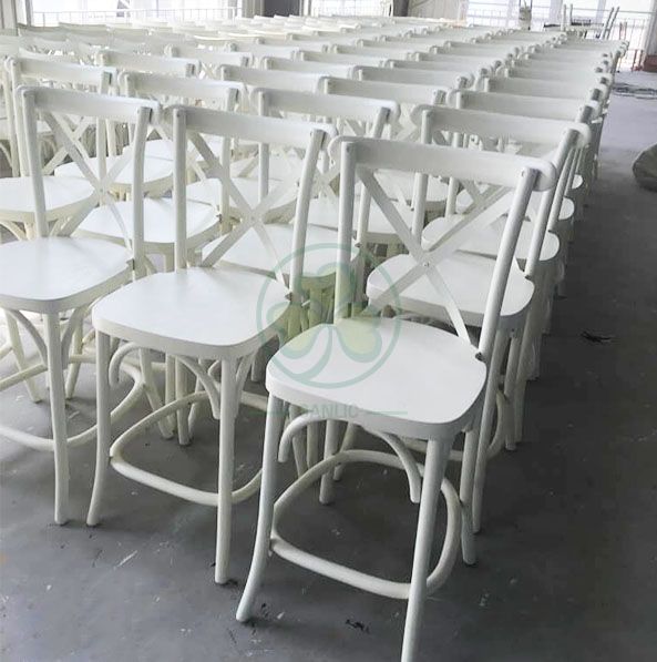 Factory Wholesale Wooden Crossback Barstools for Various Outdoor Events  SL-W1914WCBB
