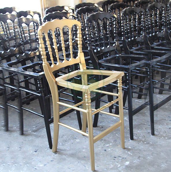 Popular Wooden Napoleon III Bar Stools for Various Events or Parties SL-W1917WNBS