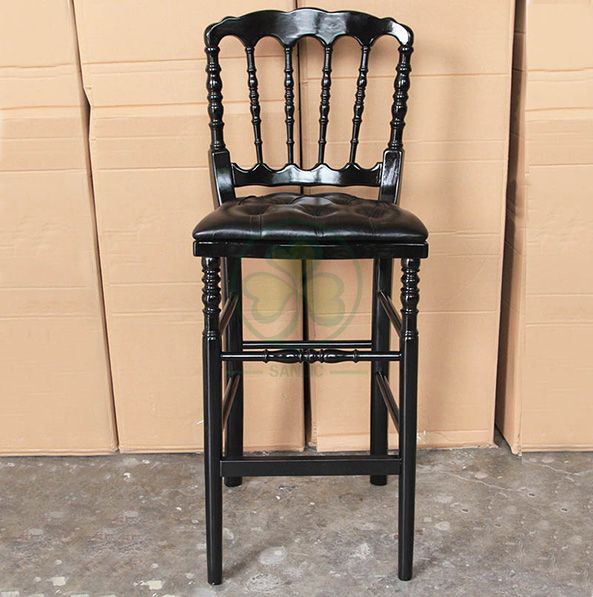 Popular Wooden Napoleon III Bar Stools for Various Events or Parties SL-W1917WNBS