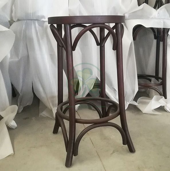 Popular Round Bentwood Dining Bar Stools SL-W1922BDBS