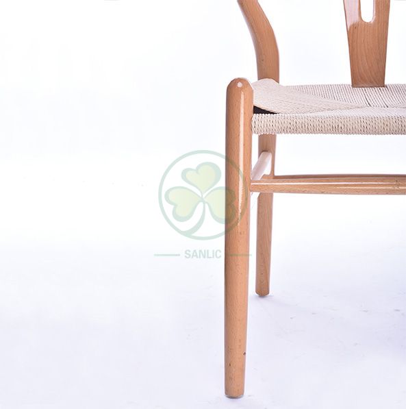 Modern Wooden Wishbone Dining Chair for Living Room Dining Room SL-W1935WWDC