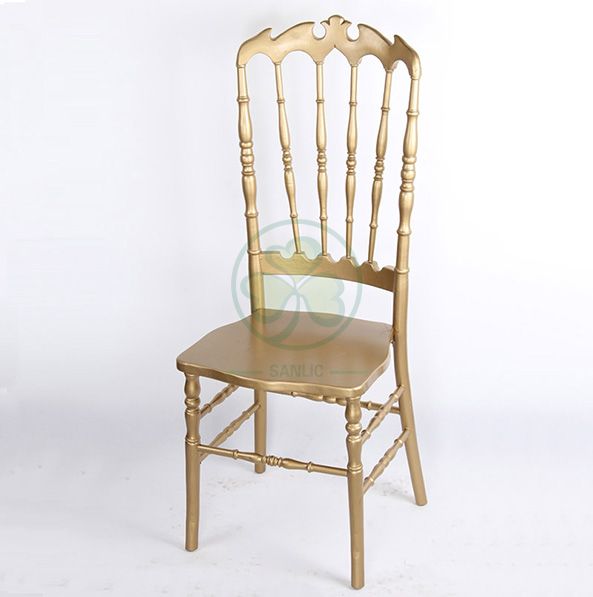 Wholesale Luxury Wooden Wedding Event Royal VIP High Back Chairs Type A SL-W1945WHBC