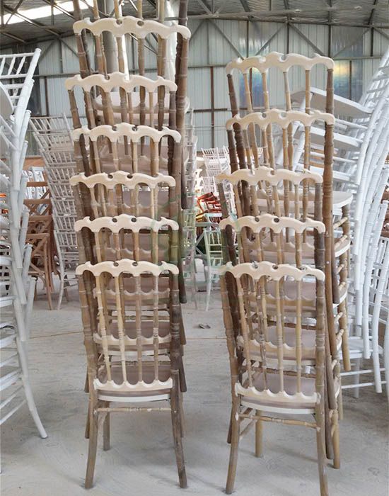 Wholesale Luxury Wooden Wedding Event Royal VIP High Back Chairs Type A SL-W1945WHBC