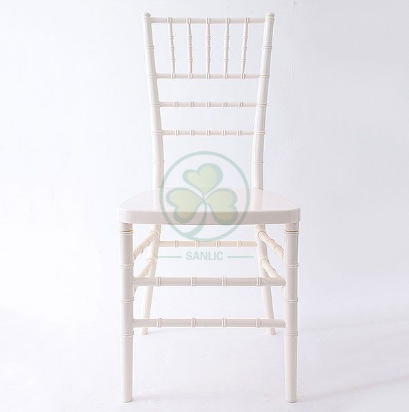 Custom Ivory Resin Chiavari Chair for Weddings Parties and Banquets SL-R1961CRCC