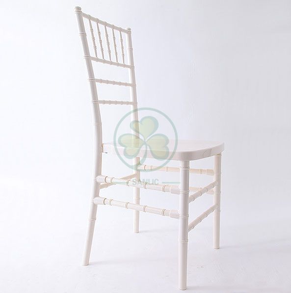 Custom Ivory Resin Chiavari Chair for Weddings Parties and Banquets SL-R1961CRCC