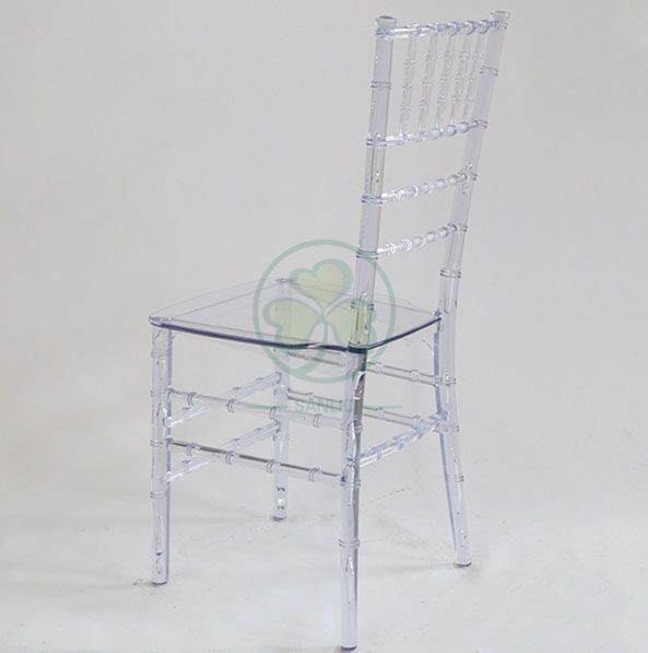 Banquet Clear Resin Monoblock Chiavari Chair for Different Celebrations SL-R1976RMCC