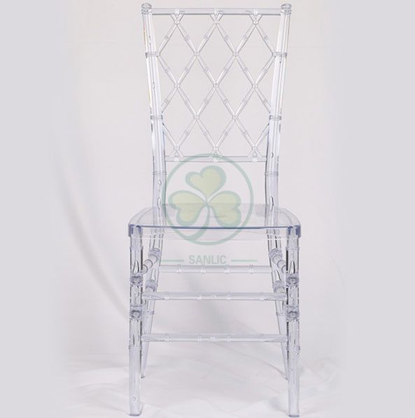 Wholesale Crystal Resin Diamond Chiavari Chair for Indoor and Outdoor Weddings and Events SL-R1993RDCC