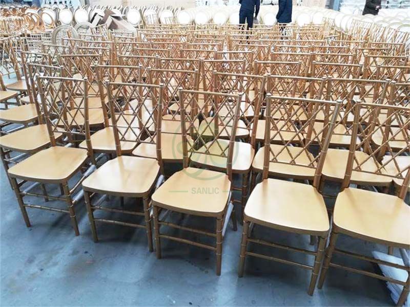 Wholesale Crystal Resin Diamond Chiavari Chair for Indoor and Outdoor Weddings and Events SL-R1993RDCC