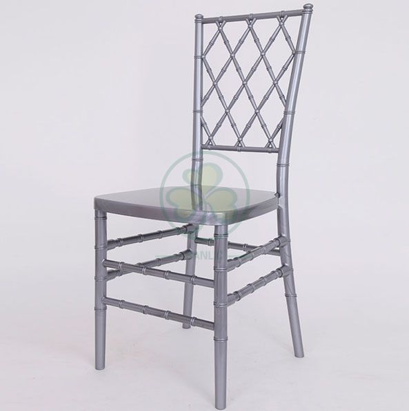 Wholesale Crystal Resin Diamond Chiavari Chair for Indoor and Outdoor Weddings and Events SL-R1993RDCC