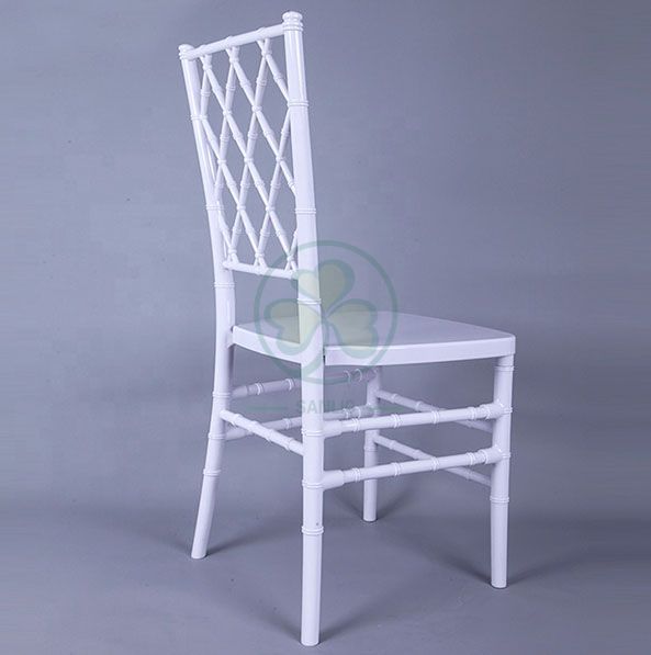 Wholesale Crystal Resin Diamond Chiavari Chair for Indoor and Outdoor Weddings and Events SL-R1993RDCC