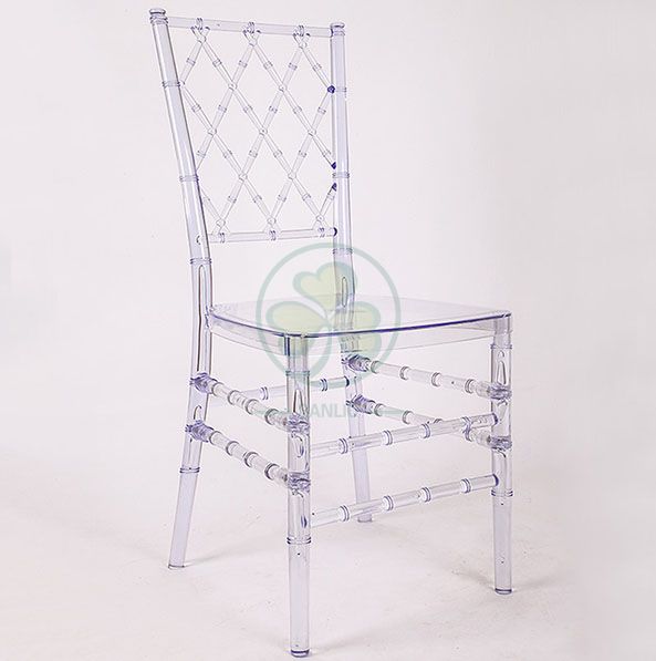 Wholesale Crystal Resin Diamond Chiavari Chair for Indoor and Outdoor Weddings and Events SL-R1993RDCC