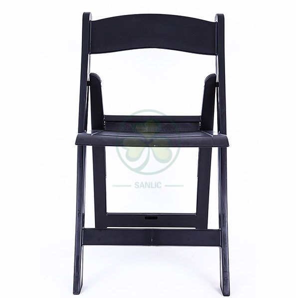 Popular Resin Folding Chair with Slatted Seat for Various Events and Parties SL-R2002RRFC