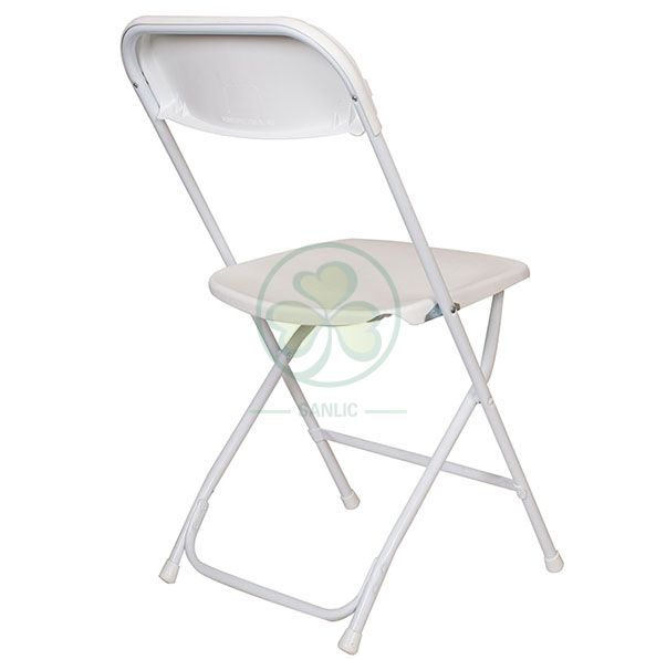 Wholesale High Quality Outdoor White Steel Leg Wedding Garden Event Folding Chair SL-R2007WPFC