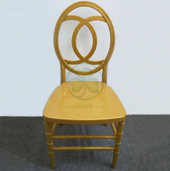 Hot Sale Resin Phoenix Wedding Chair with Channel Back SL-R2022BRPC