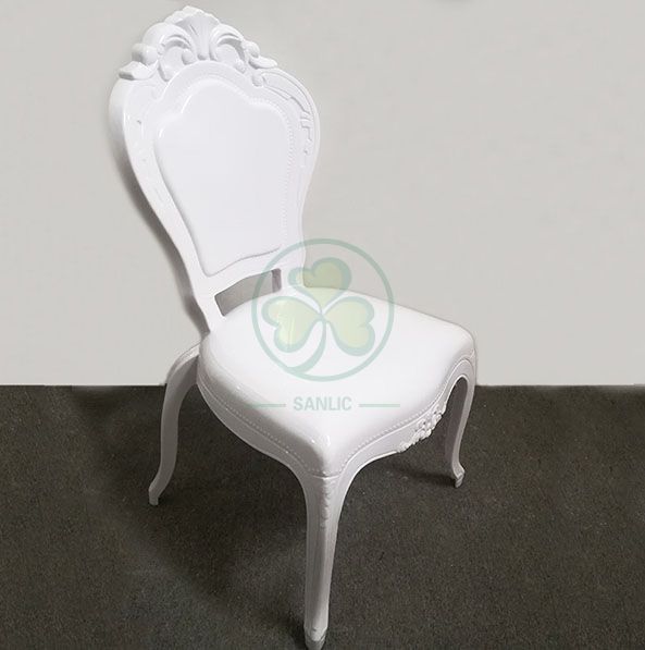 Wholesale Modern Resin Princess Bella Chair Wedding Plastic White Bella Epoque Event Chairs SL-R2027WRBC