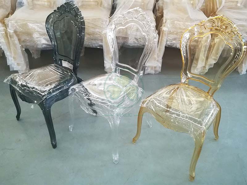 Wholesale Modern Resin Princess Bella Chair Wedding Plastic White Bella Epoque Event Chairs SL-R2027WRBC