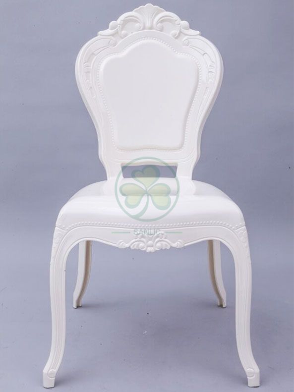 Wholesale Modern Resin Princess Bella Chair Wedding Plastic White Bella Epoque Event Chairs SL-R2027WRBC