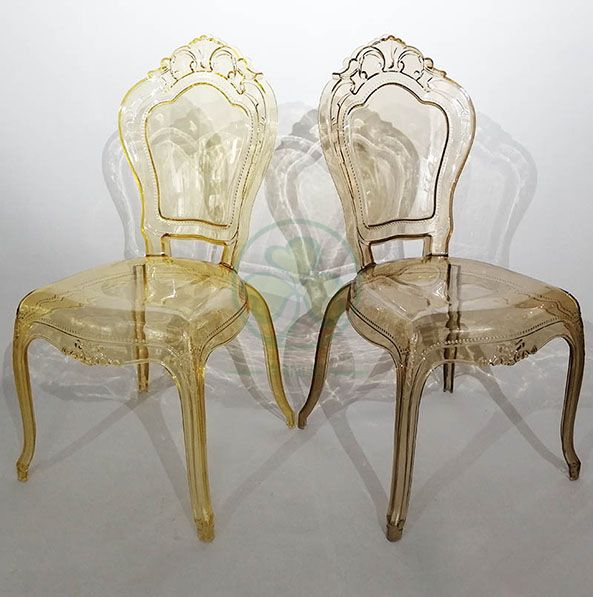 Wholesale Modern Resin Princess Bella Chair Wedding Plastic White Bella Epoque Event Chairs SL-R2027WRBC