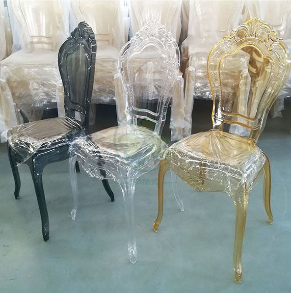 Wholesale Modern Resin Princess Bella Chair Wedding Plastic White Bella Epoque Event Chairs SL-R2027WRBC