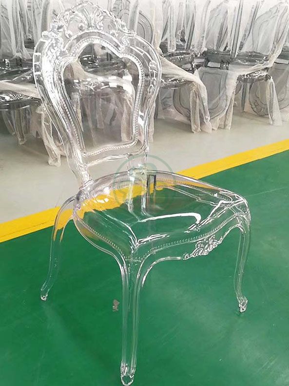 Wholesale Modern Resin Princess Bella Chair Wedding Plastic White Bella Epoque Event Chairs SL-R2027WRBC