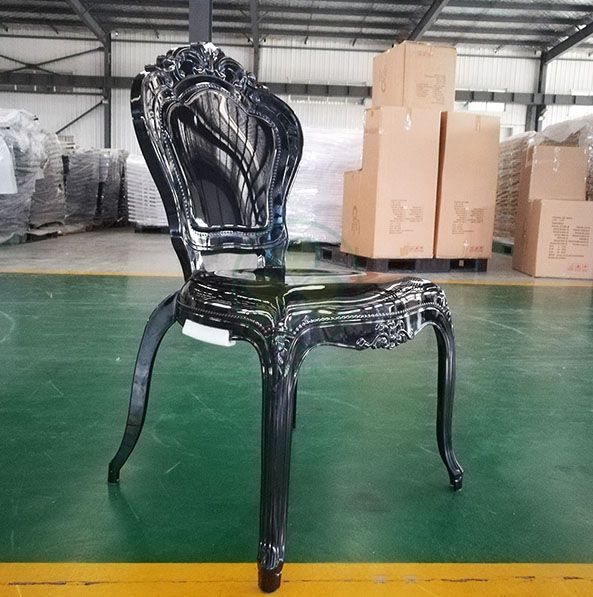 Wedding Furniture PC Resin Bella Chair for Wedding Events or Castle Banquets in Black SL-R2029BRBC