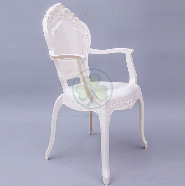 Wholesale Popular White Resin Belle Epoque Chair for Weddings and Events SL-R2033RBAC