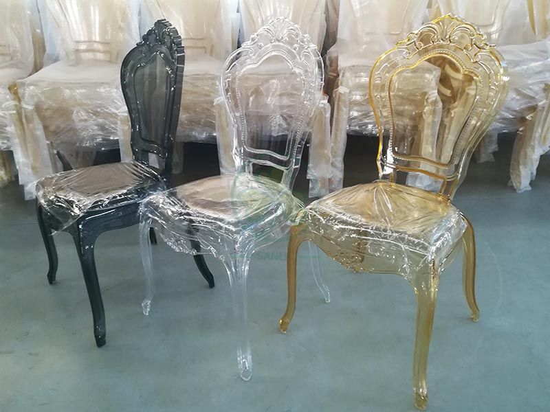 Wholesale Popular White Resin Belle Epoque Chair for Weddings and Events SL-R2033RBAC