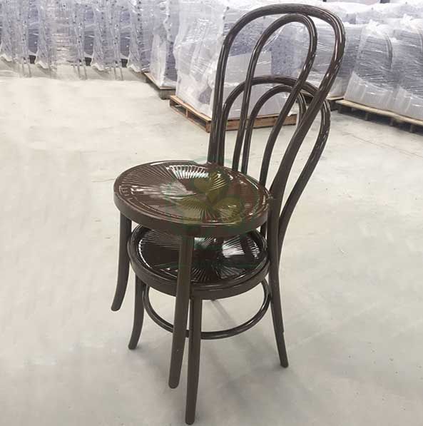 Wholesale Resin Thonet Dining Chair for Indoor or Outdoor Weddings and Parties SL-R2041CRTC