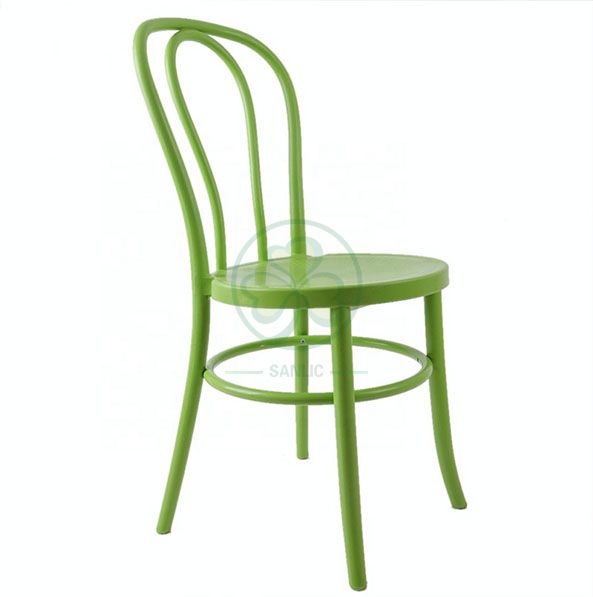 Popular PP Stackable Plastic Thonet chair for Weddings and Events in Green  SL-R2046