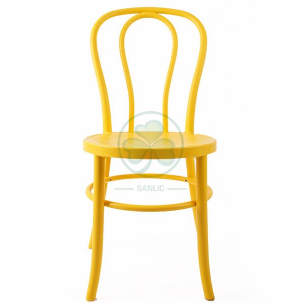 Factory Wholesale Plastic Thonet Dining Chair for Hotels and Resturant SL-R2048YPTC