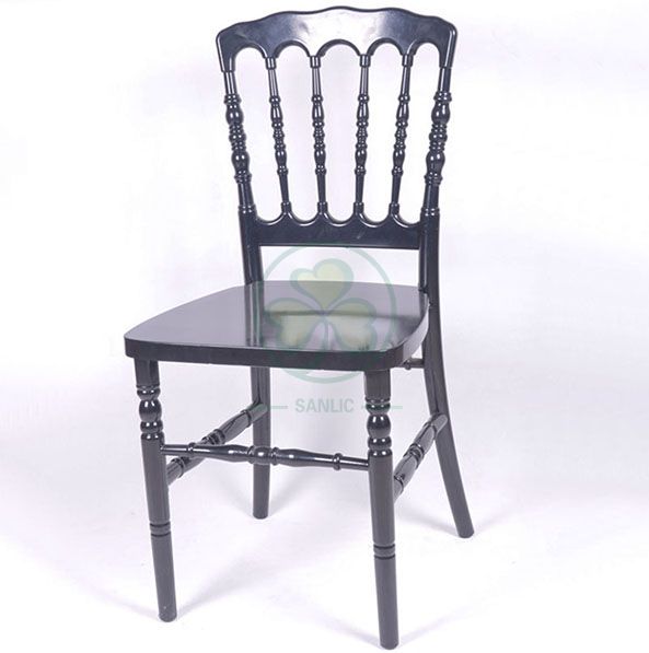 Strong and Durable Clear Resin Napoleon Chair for Events and Weddings SL-R2051CRNC