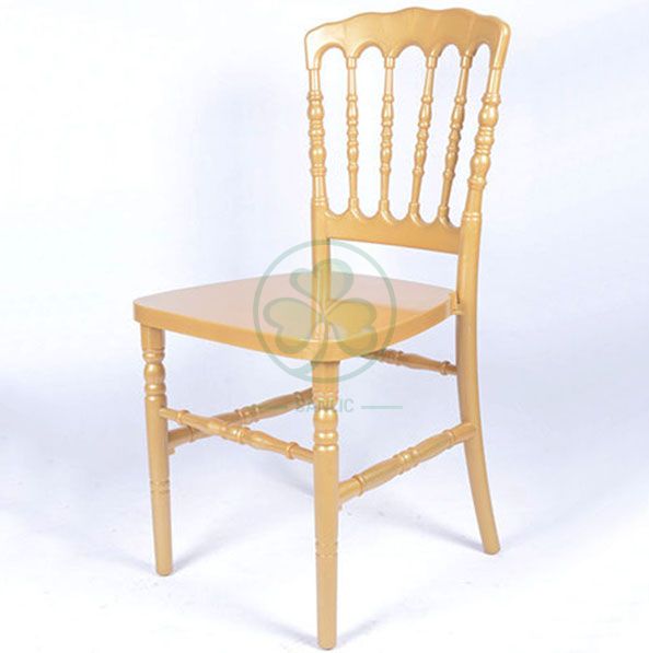 Strong and Durable Clear Resin Napoleon Chair for Events and Weddings SL-R2051CRNC