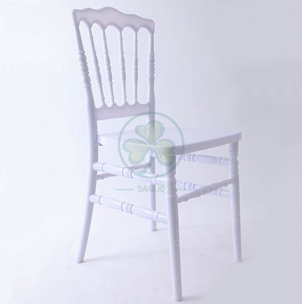 Strong and Durable Clear Resin Napoleon Chair for Events and Weddings SL-R2051CRNC