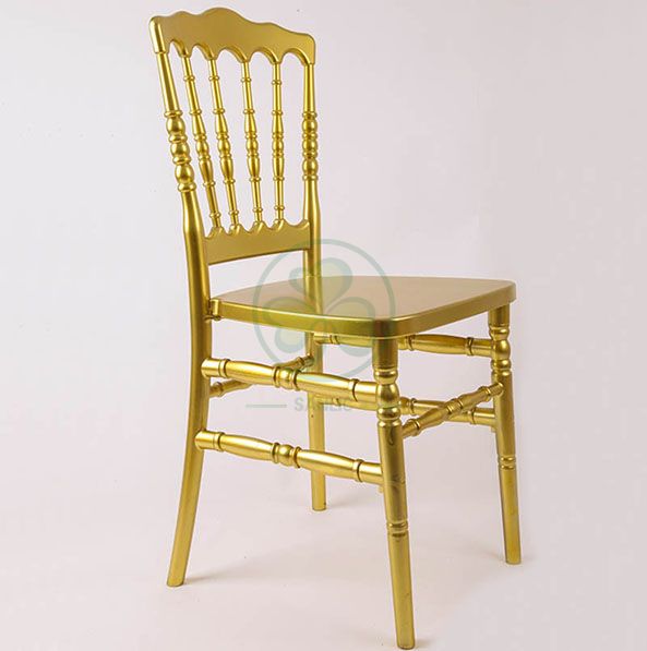 Strong and Durable Clear Resin Napoleon Chair for Events and Weddings SL-R2051CRNC