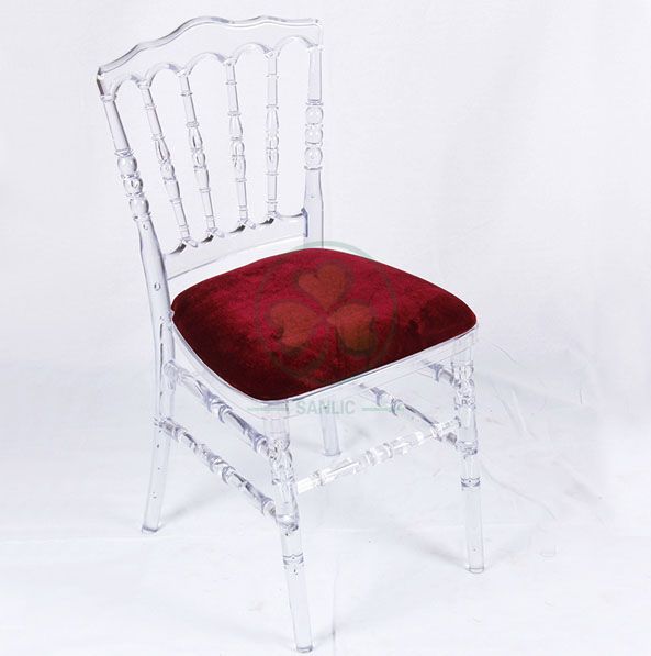 Wholesale High Quality White PC Resin Napoleon Chair for Weddings or Catering Services SL-R2052WRNC