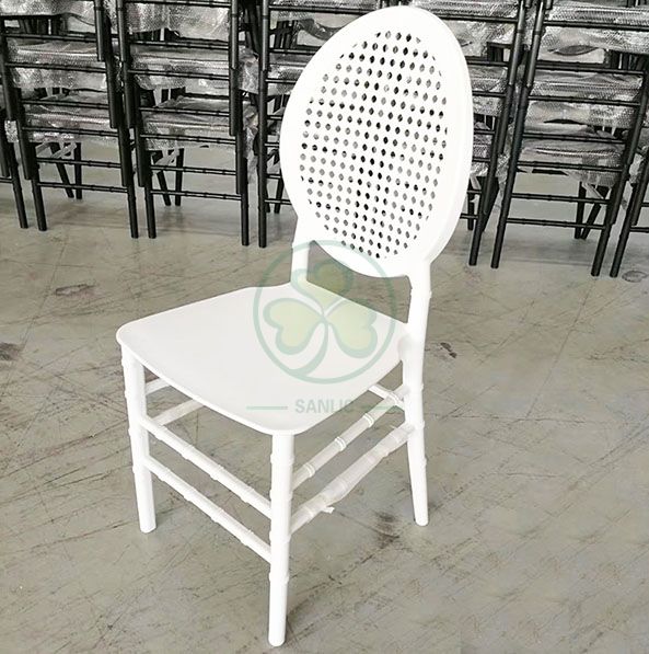 Wholesale Oval Open Back Resin Chair for Outdoor or Indoor Events or Parties SL-R2060OBRC