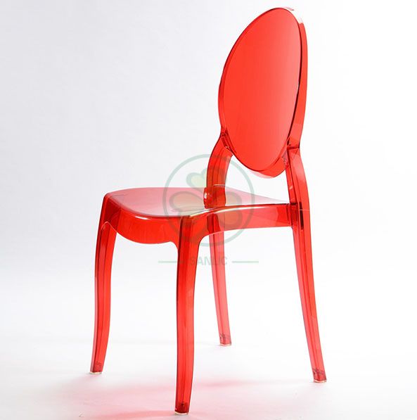 New Design Stackable Resin Sophia Ghost Chair for Indoor or Outdoor Banquets and Parties SL-R2067PRSC