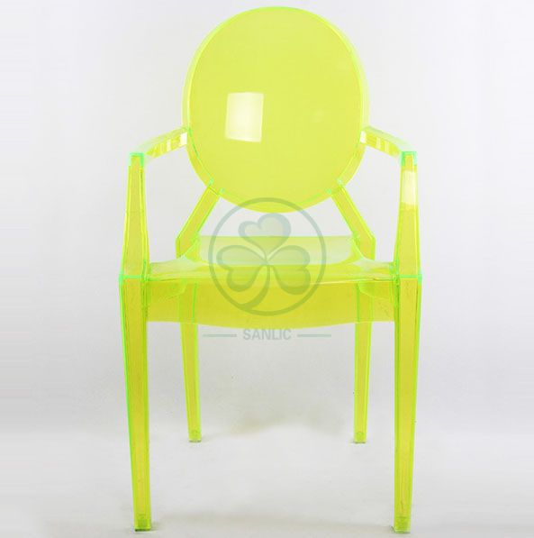 High Quality Resin Louis Ghost Armchair for Parties Weddings or Events SL-R2070SRLC