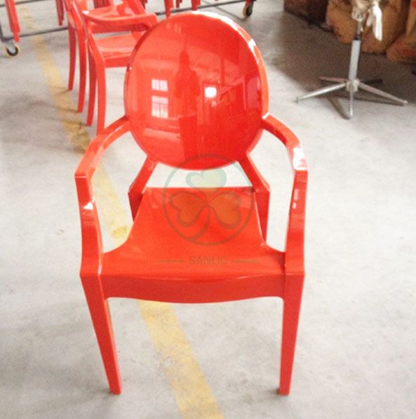 High Quality Resin Louis Ghost Armchair for Parties Weddings or Events SL-R2070SRLC