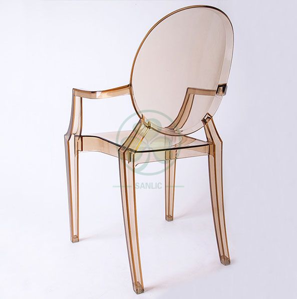 High Quality Resin Louis Ghost Armchair for Parties Weddings or Events SL-R2070SRLC