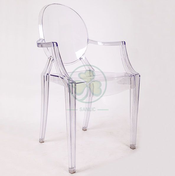 High Quality Resin Louis Ghost Armchair for Parties Weddings or Events SL-R2070SRLC